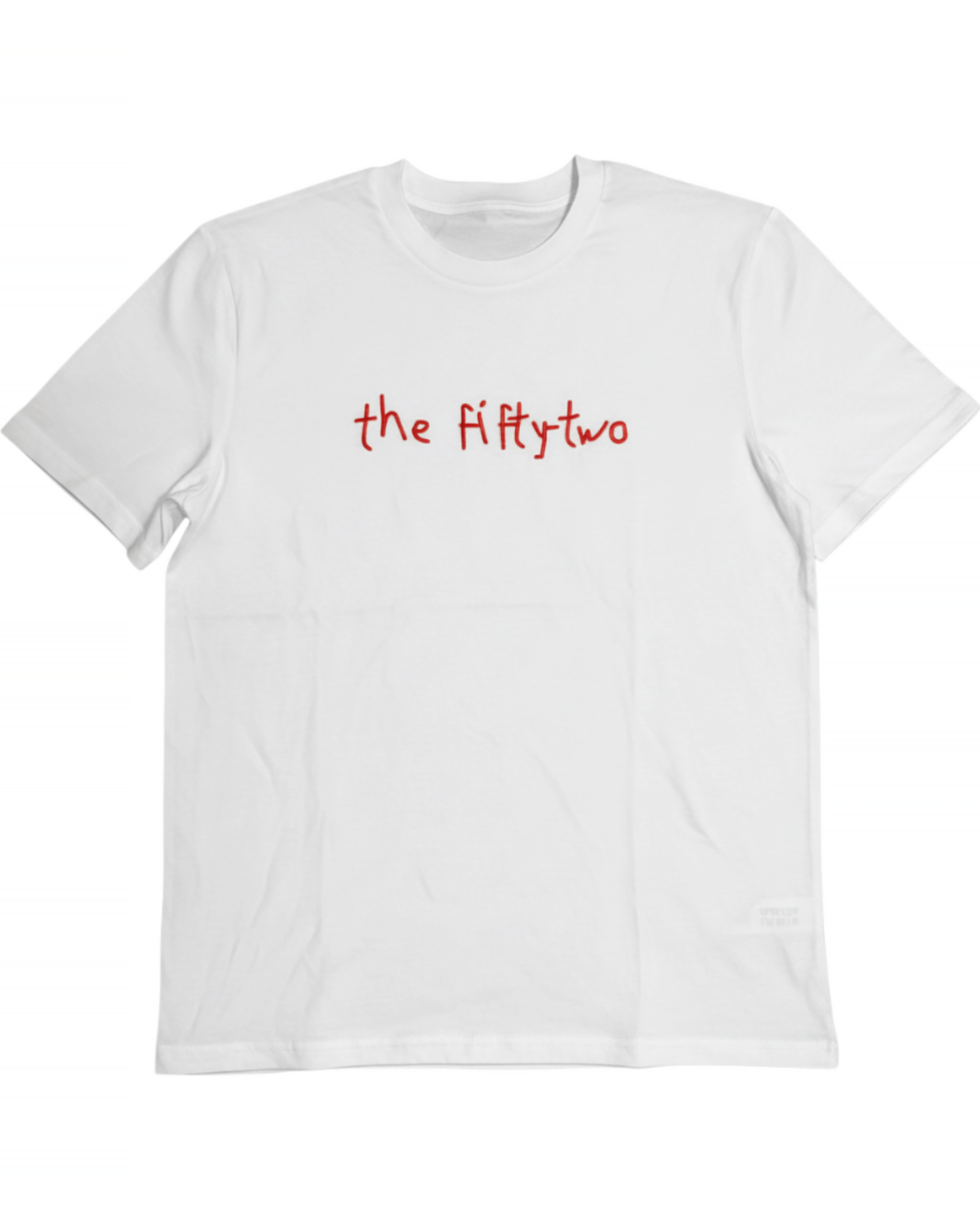 embroidered white tee